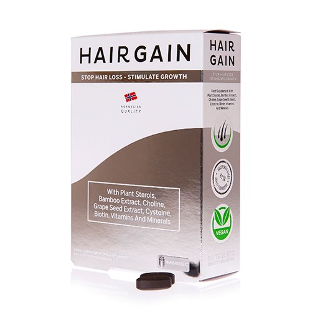 HairGain - 60 tabletter - Immitec