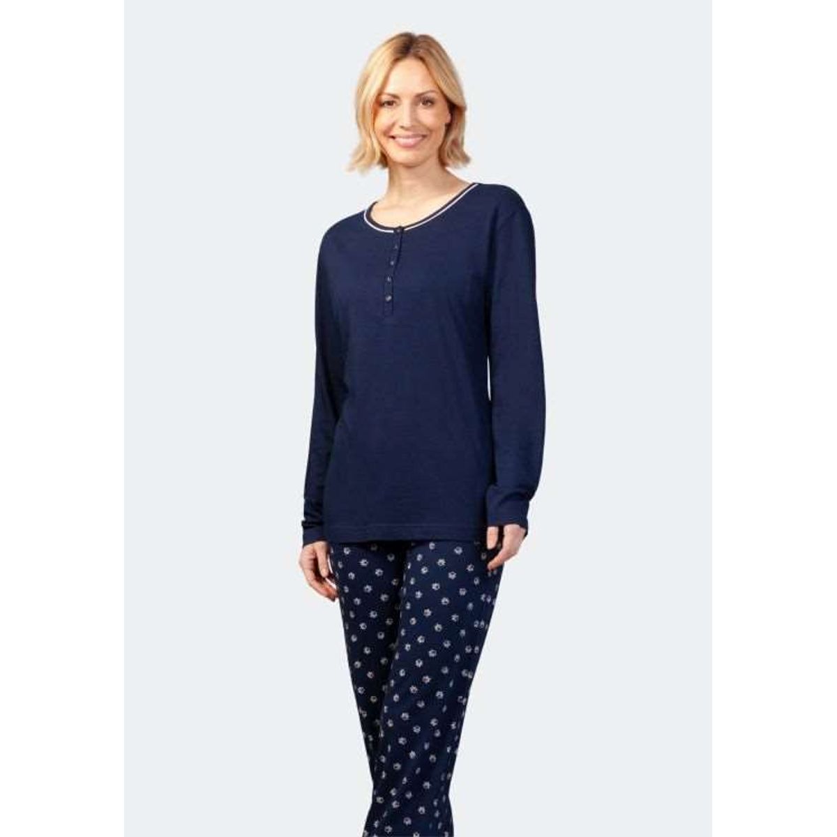 Hajo Women Pyjamas 40018-marine-dame 44 / 46