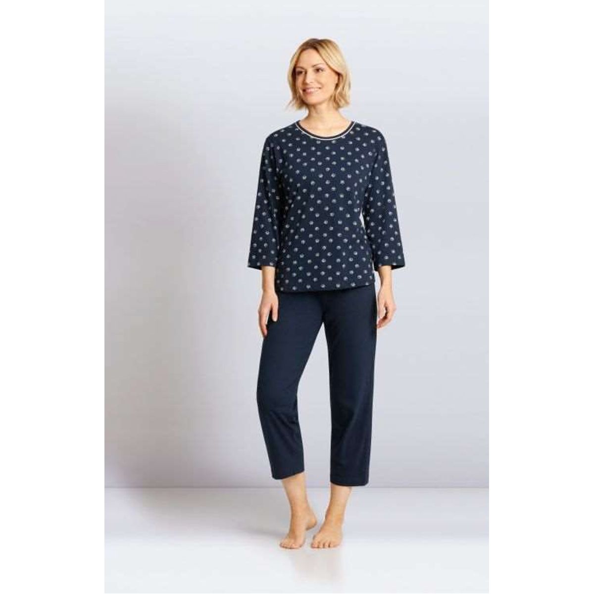 Hajo Women Pyjamas 40019-marine-dame 36 / 38