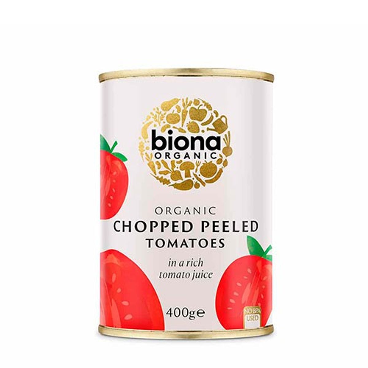 Hakkede tomater Økologisk - 400 gram - Biona Organic