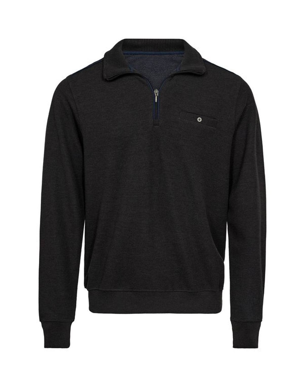 Half zip striktrøje