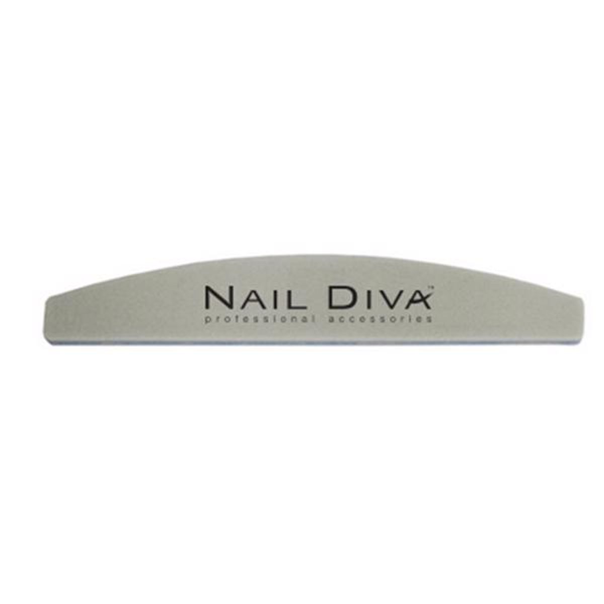 Halfmoon Buffer, 100/180 grit, Nail Diva