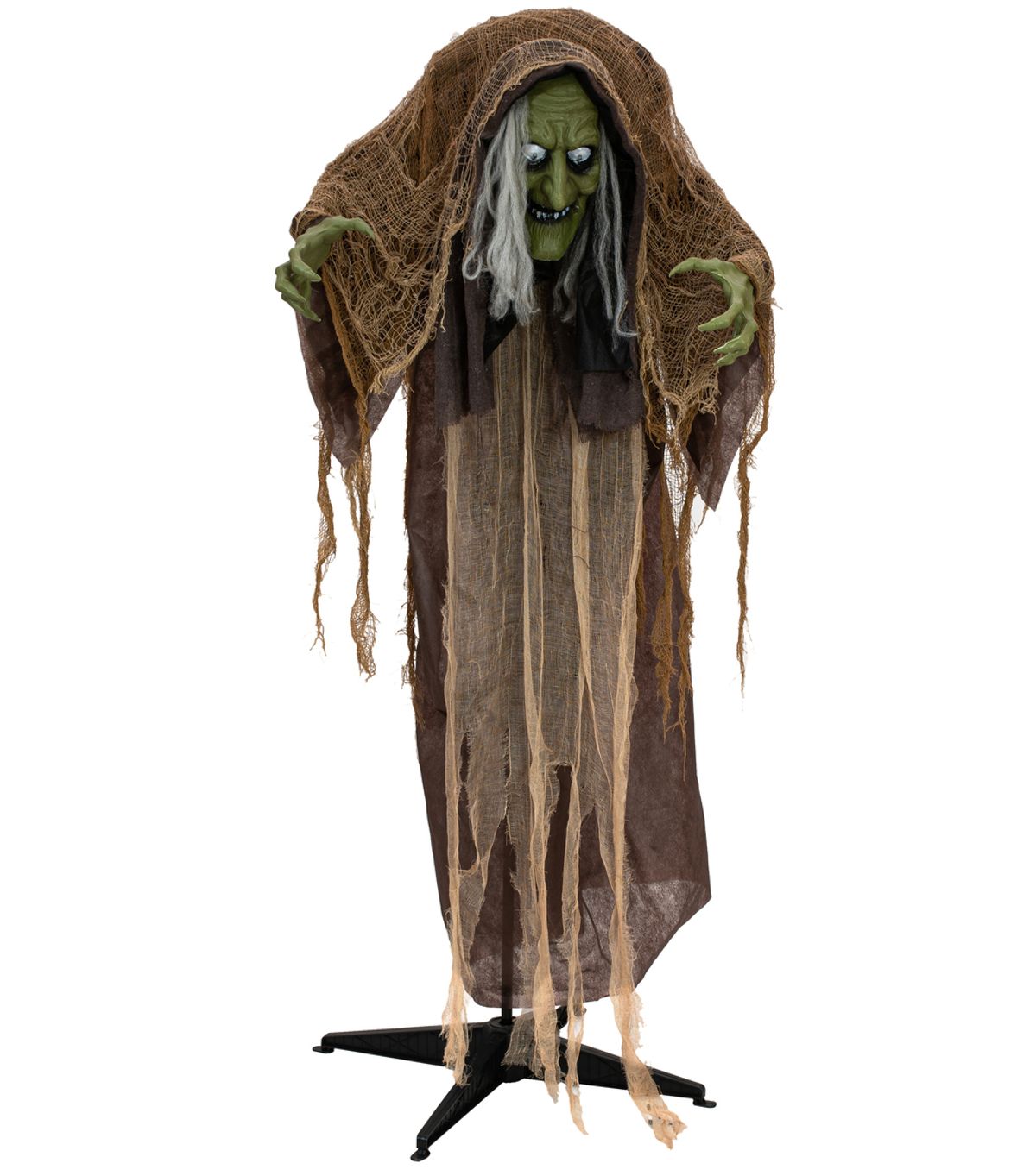 Halloween Hekse Figur med effekter - 145 cm