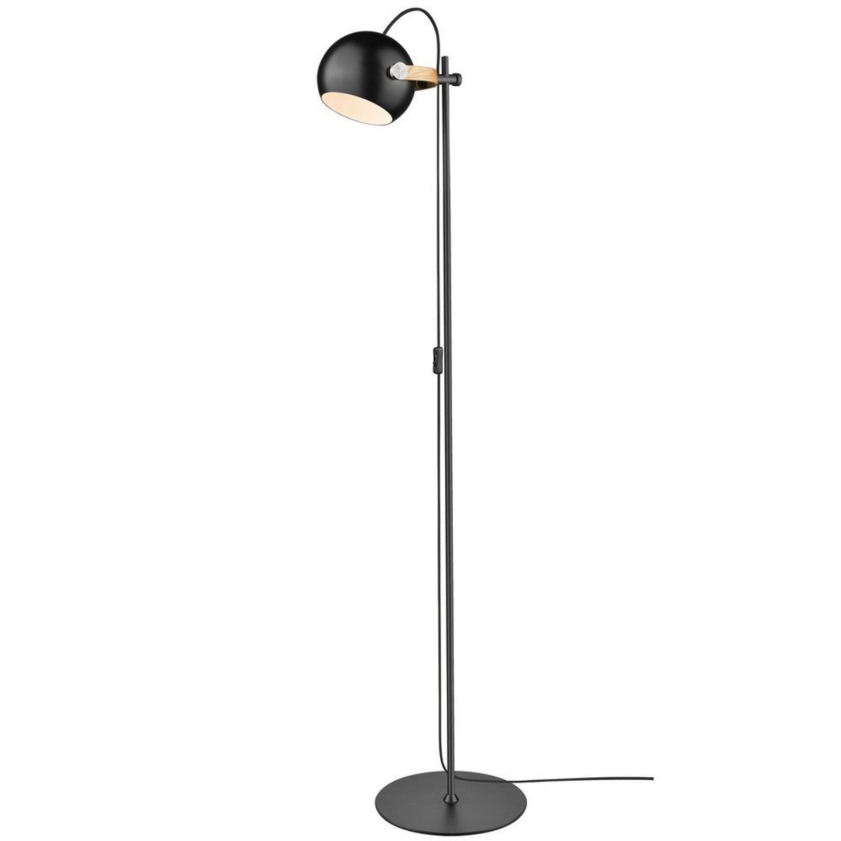 Halo Design - D.C gulvlampe 1L Ø18 E27, sort / eg