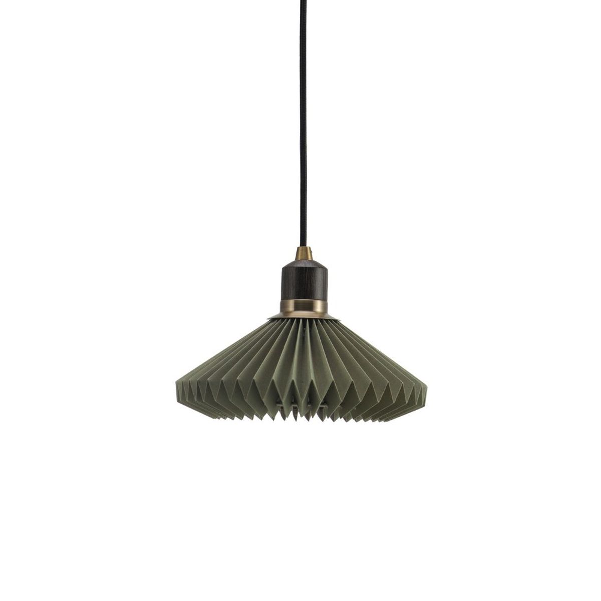 Halo Design - Paris Pendant Ø24 cm Grøn - Sort kabel