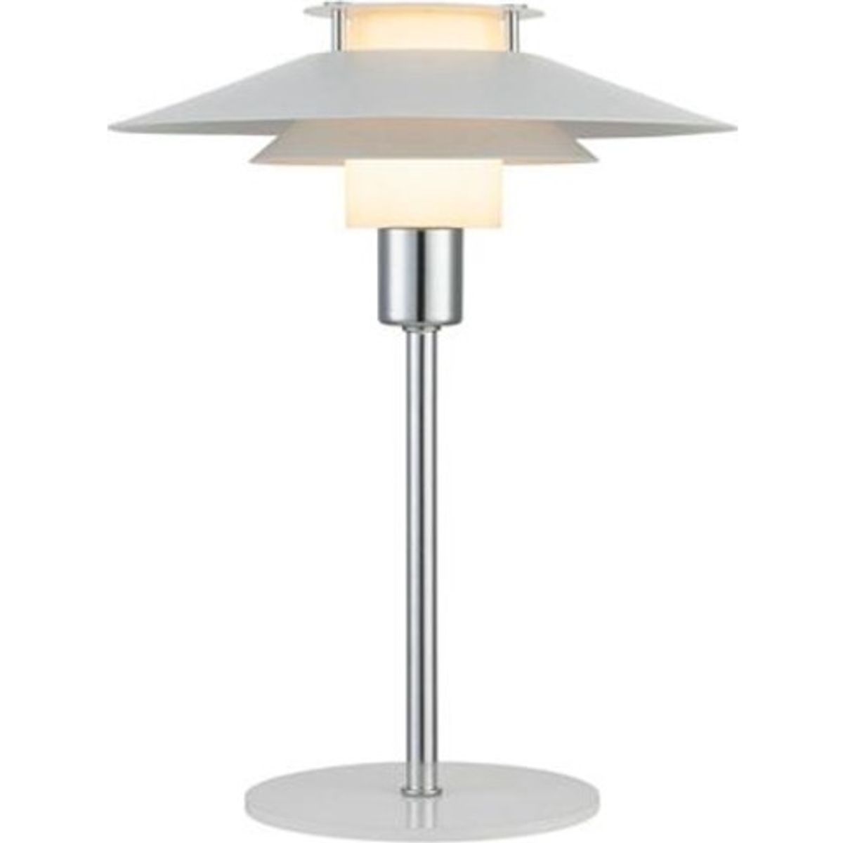 Halo Design Rivoli bordlampe, hvid/krom