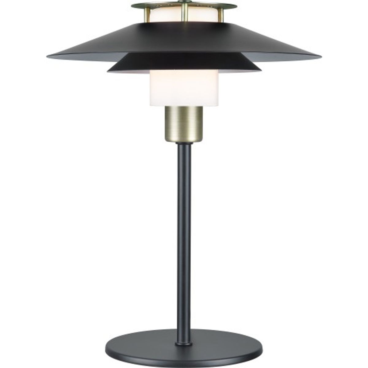 Halo Design Rivoli bordlampe, sort/messing