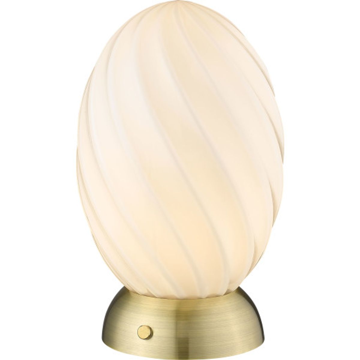 Halo Design Twist Egg bordlampe, messing