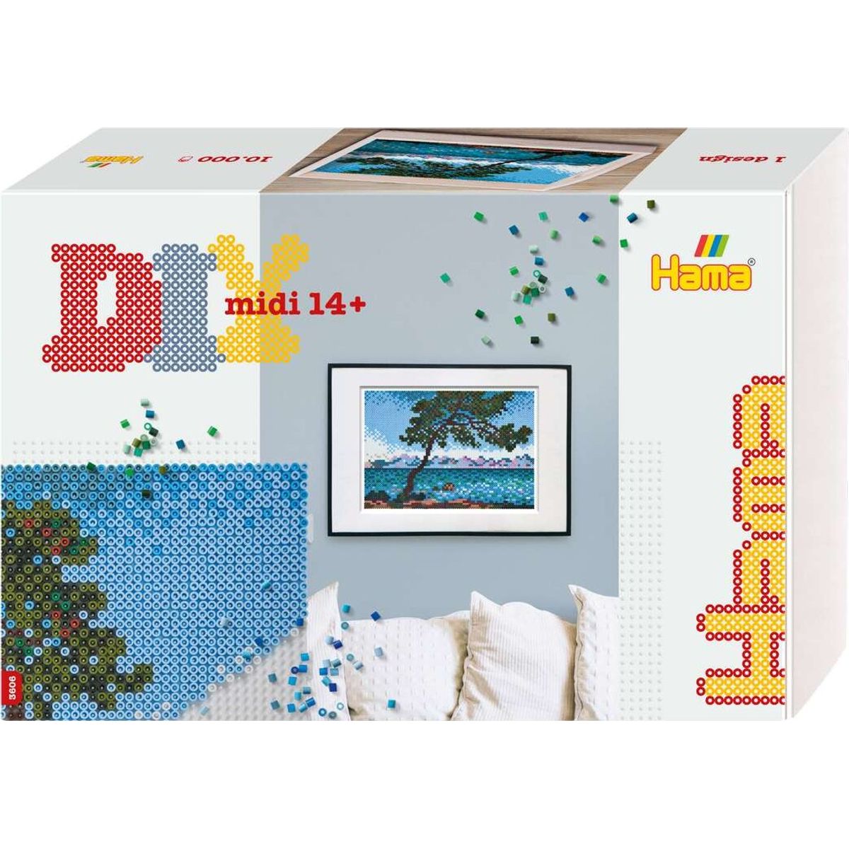 Hama Art - Claude Monet Perlesæt - 10.000 Midi Perler - 3606