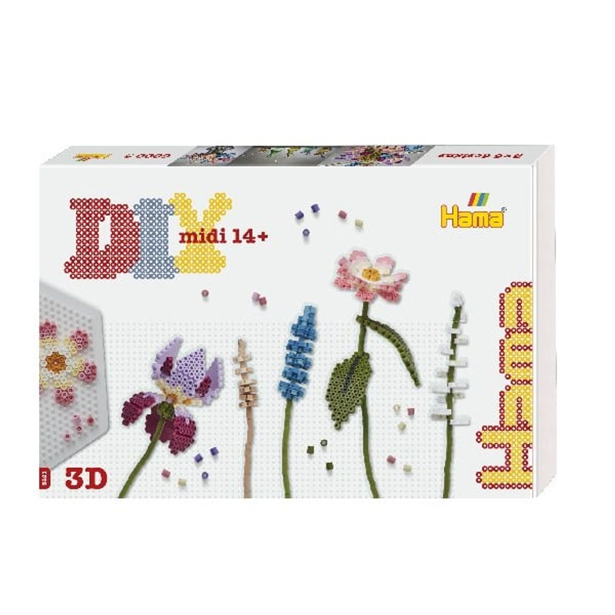 Hama art Midi Perlesæt bouquet blomster