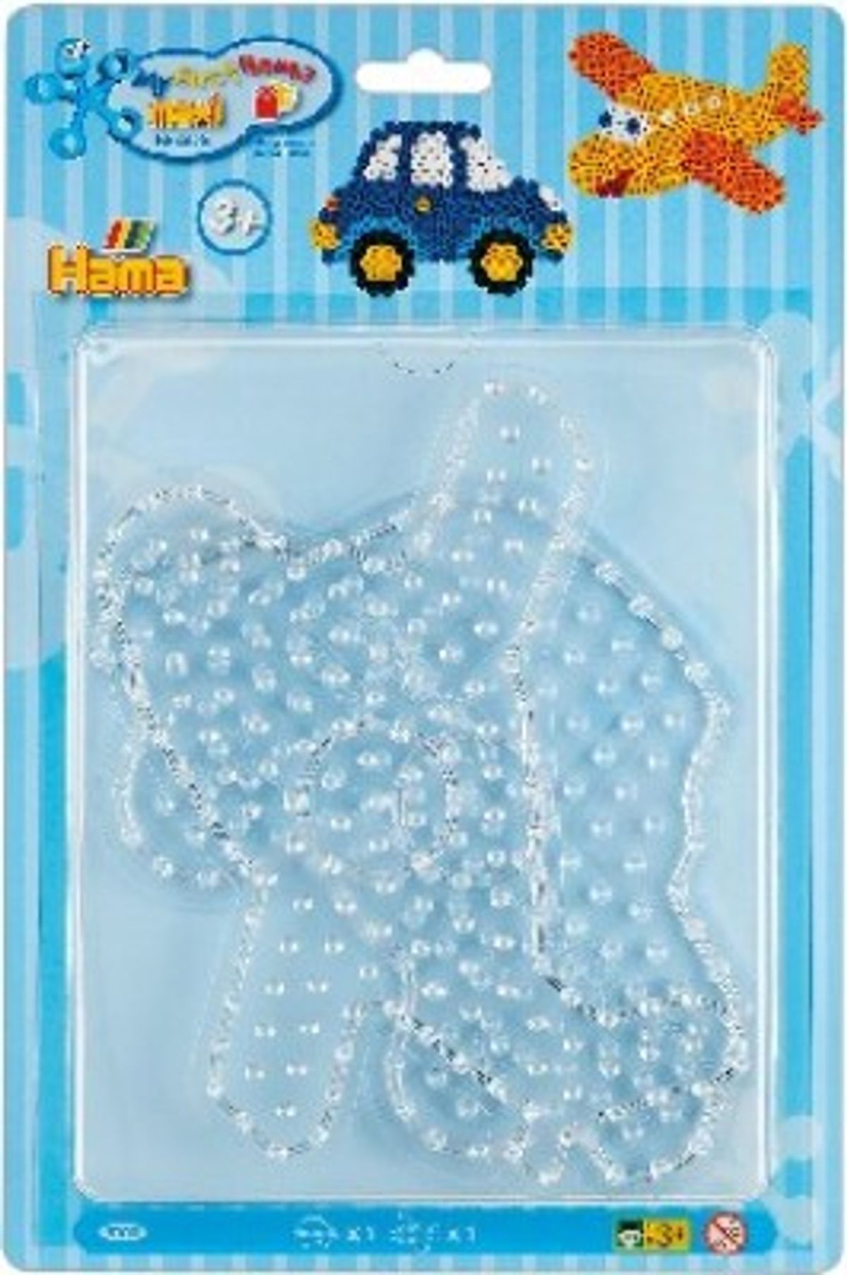 Hama Maxi Perleplader - Bil Og Fly - Transparent - 8103