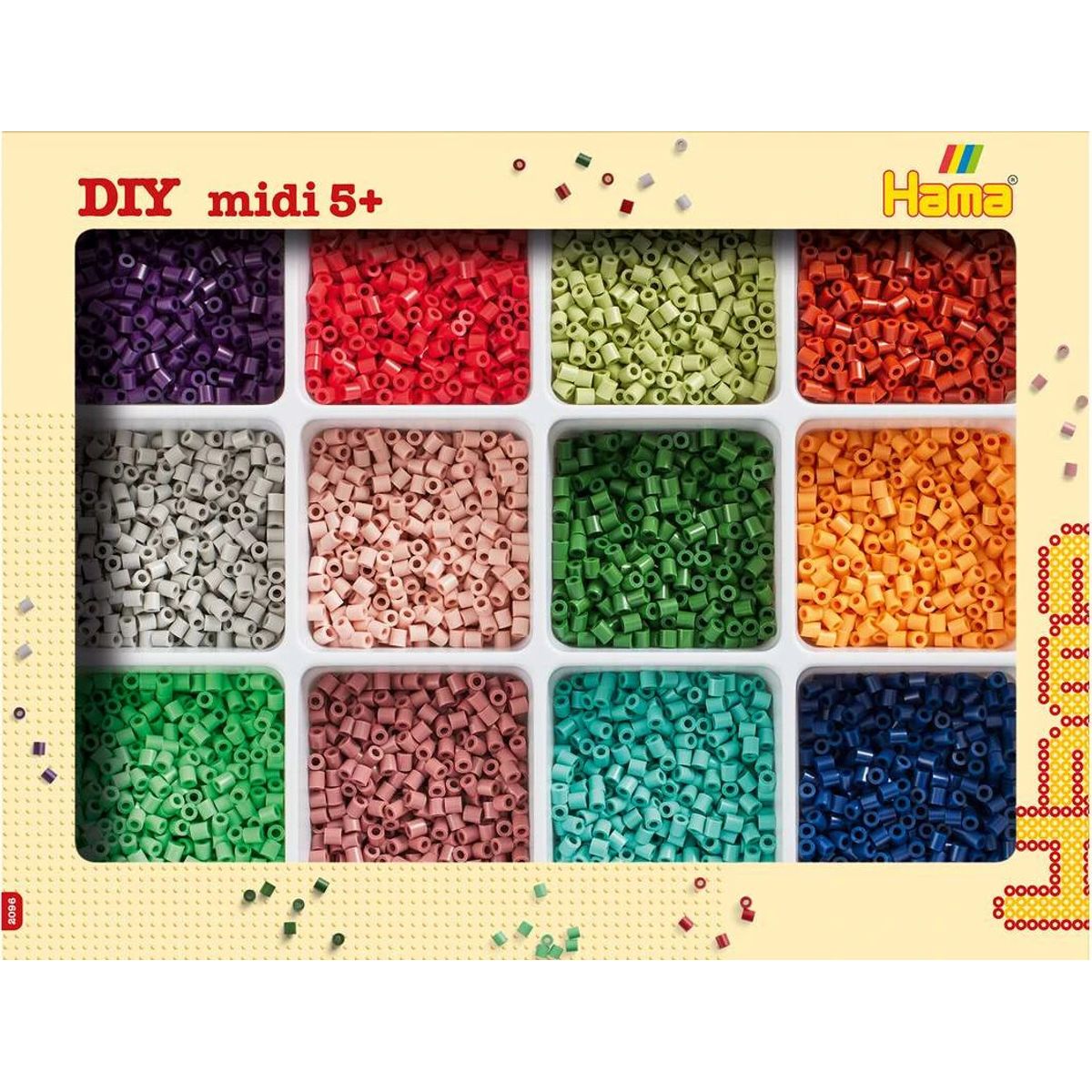 Hama Midi Beads And Storage, New 2025 - 2096