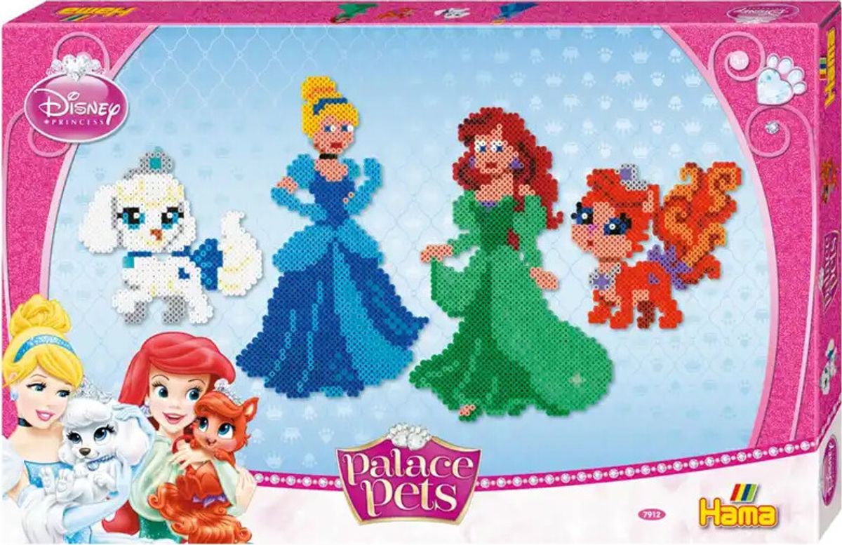 Hama Midi Gaveæske - Disney Prinsesser - Palace Pets - 7912