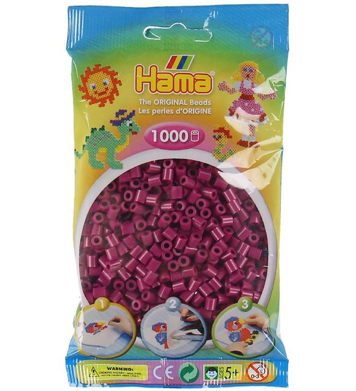 Hama Midi Perler - 1000 stk. - 82 Blomme