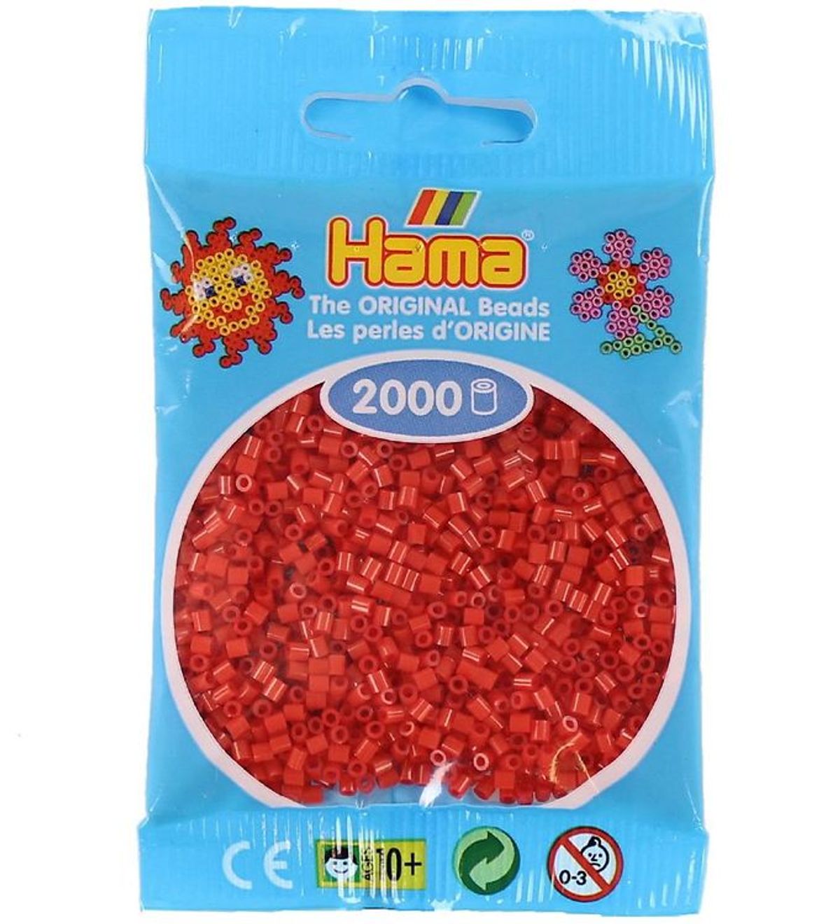 Hama Mini Perler - 2000 stk. - 05 Rød