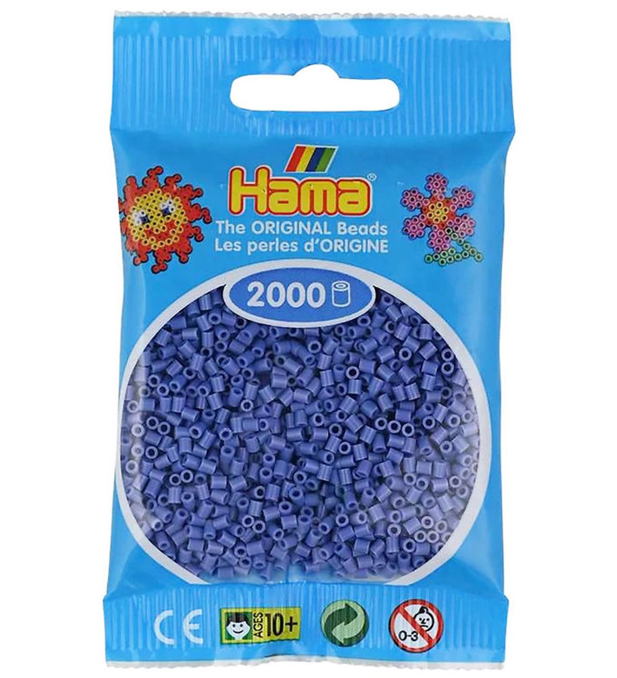 Hama Mini Perler - 2000 stk. - 107 Lavendel