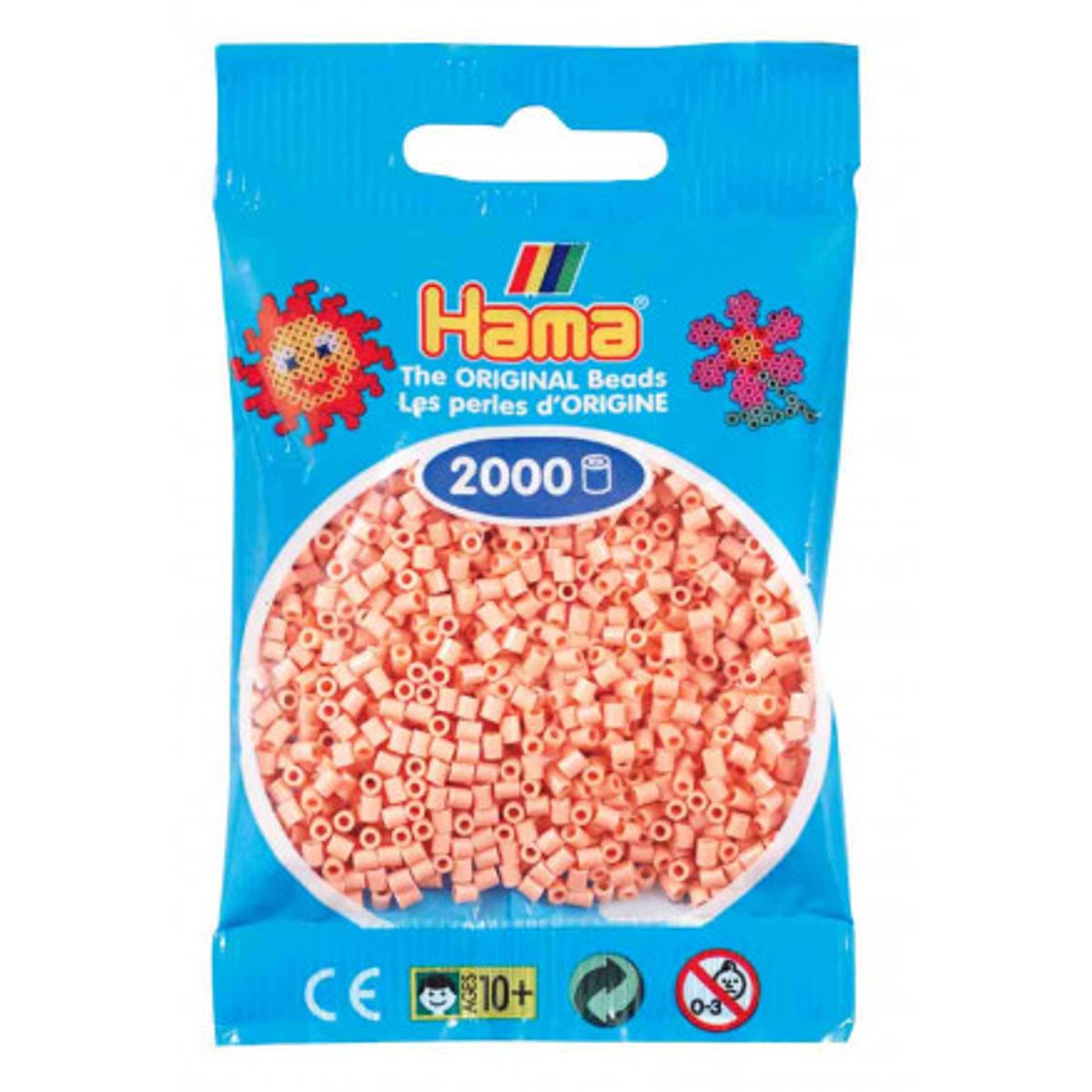 Hama Mini Perler 501-26 Mat Rosa - 2000 stk