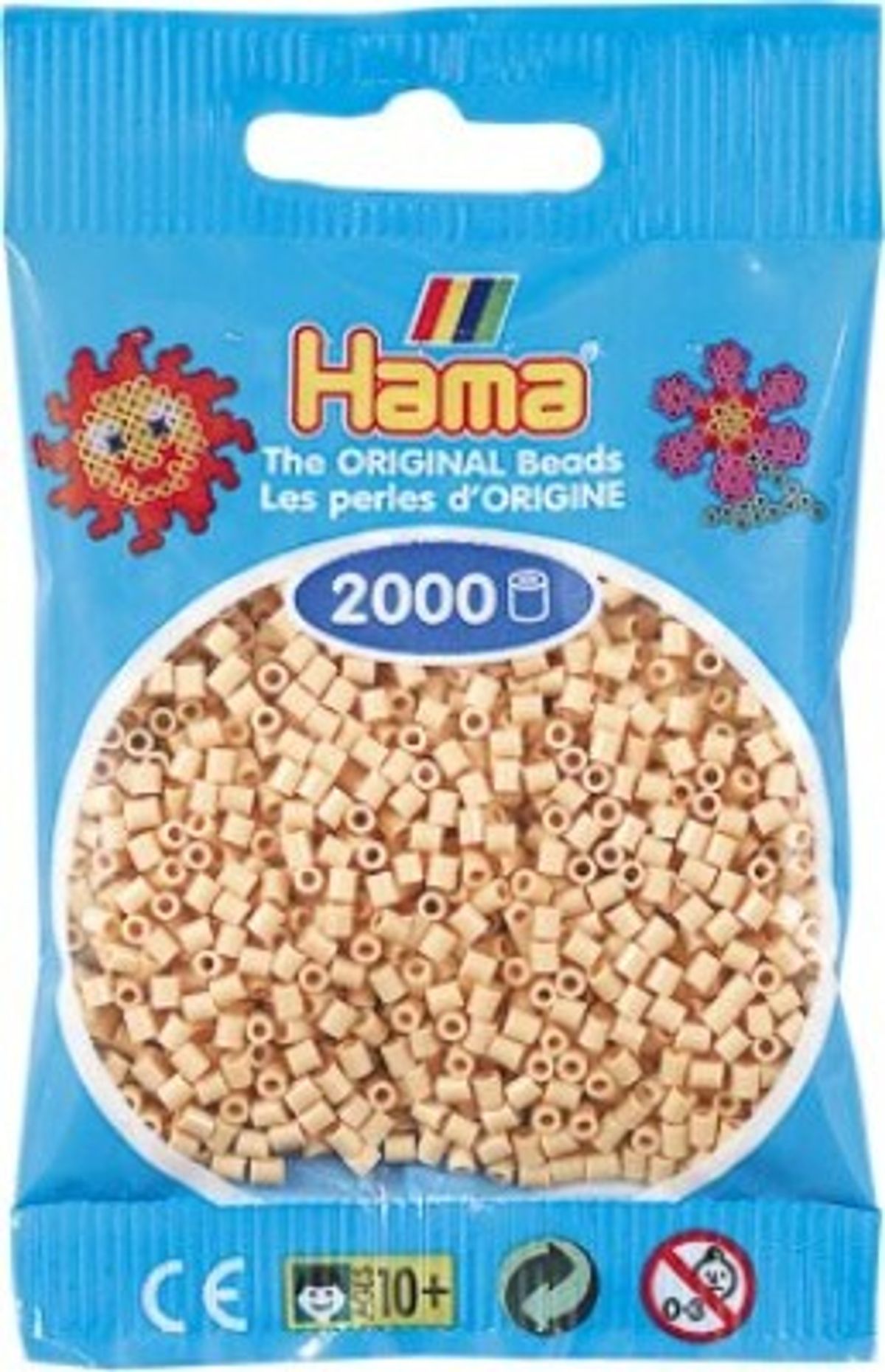 Hama Mini Perler - Beige - 2.000 Stk. - 501-27