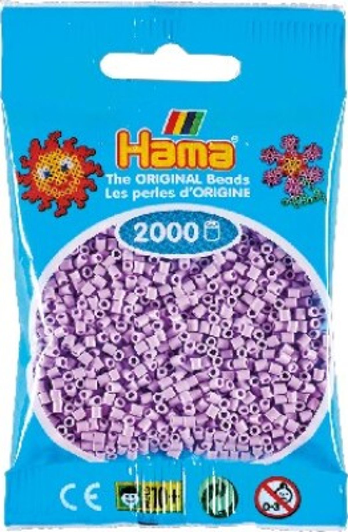 Hama Mini Perler - Pastel Syren - 2.000 Stk. - 501-96