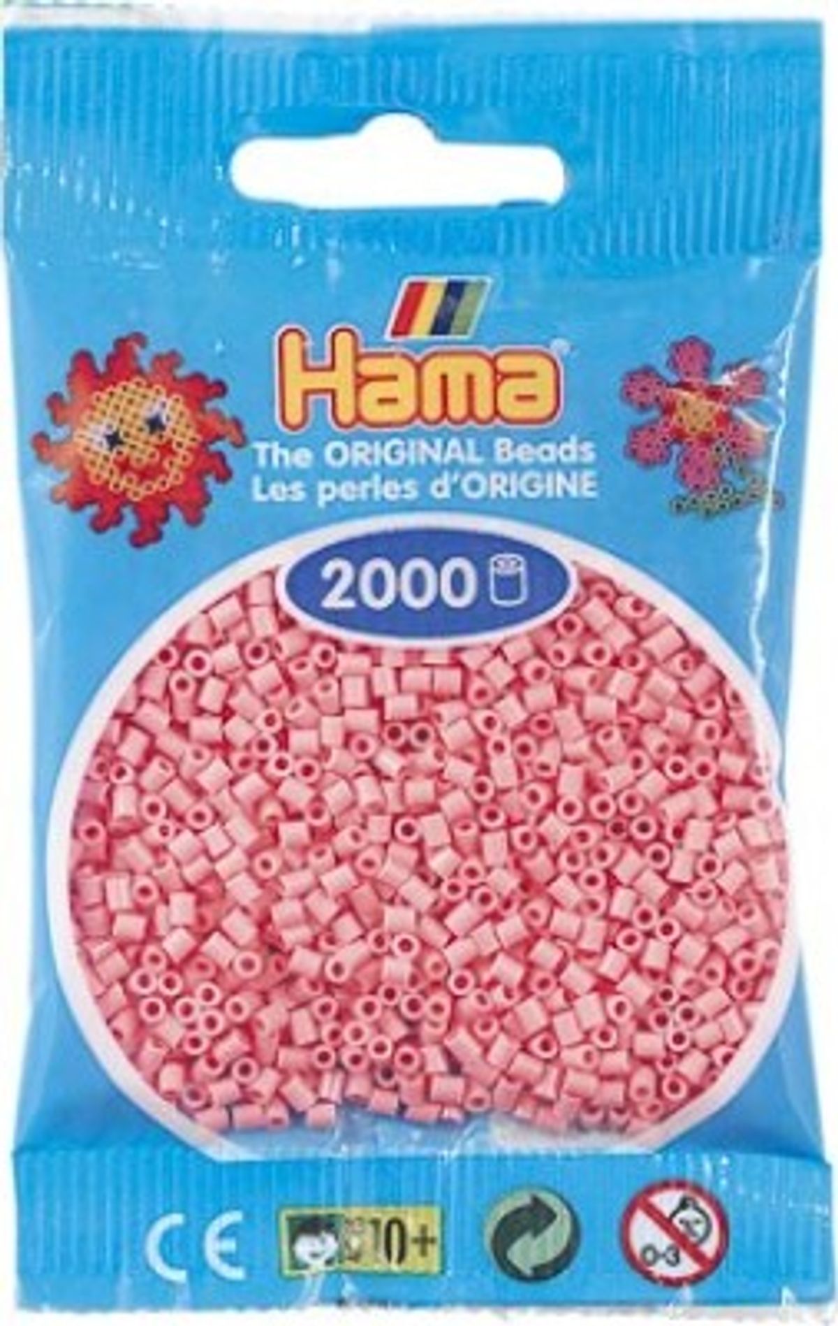 Hama Mini Perler - Pink - 2.000 Stk. - 501-06