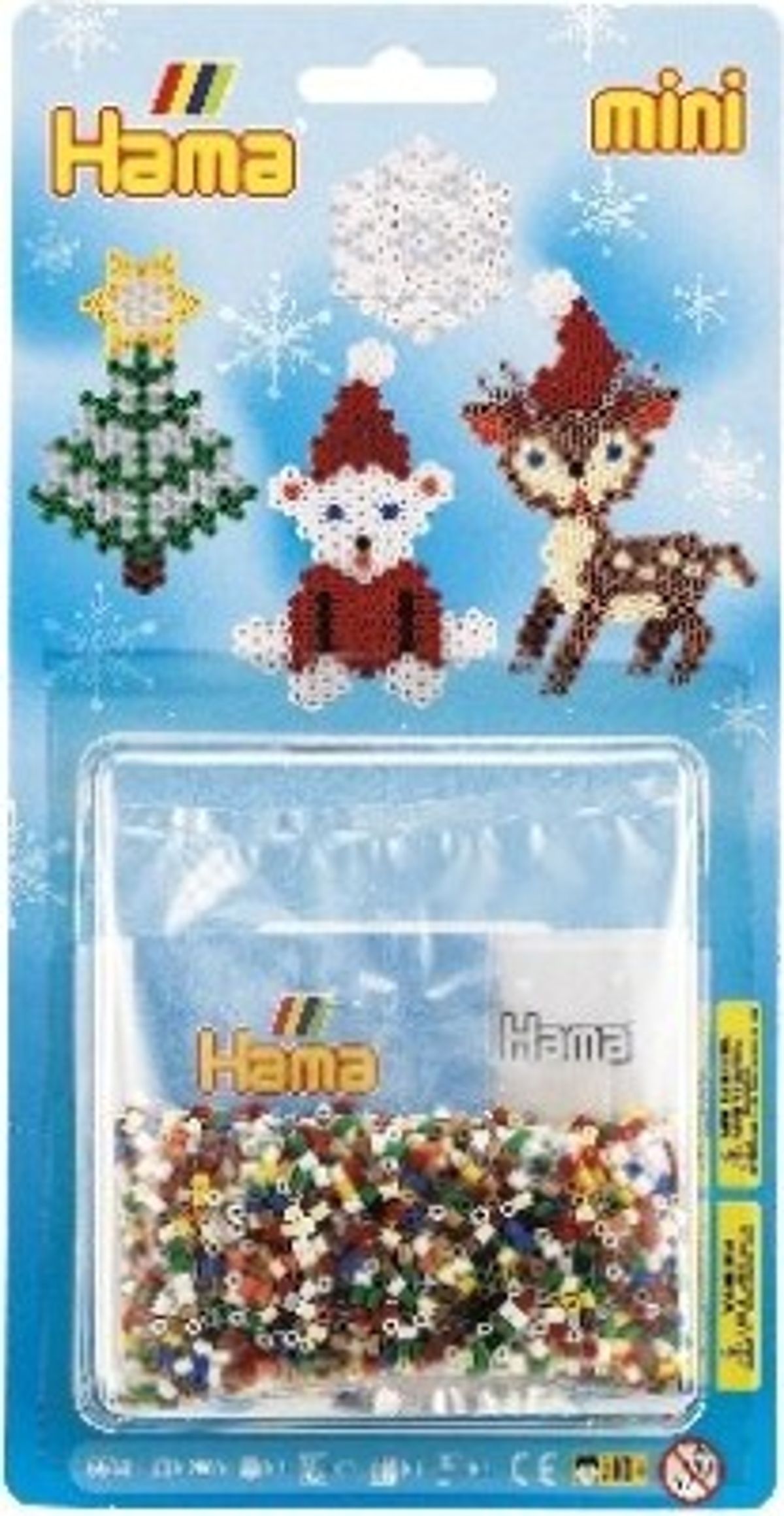 Hama Mini Perlesæt - Julepynt Perleplade Og 2.000 Perler - 5514