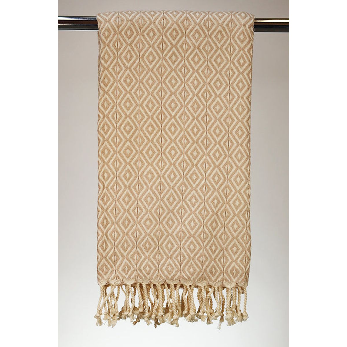 Hamam Double sided Diamond beige, lille eller stor - 100 * 180 cm