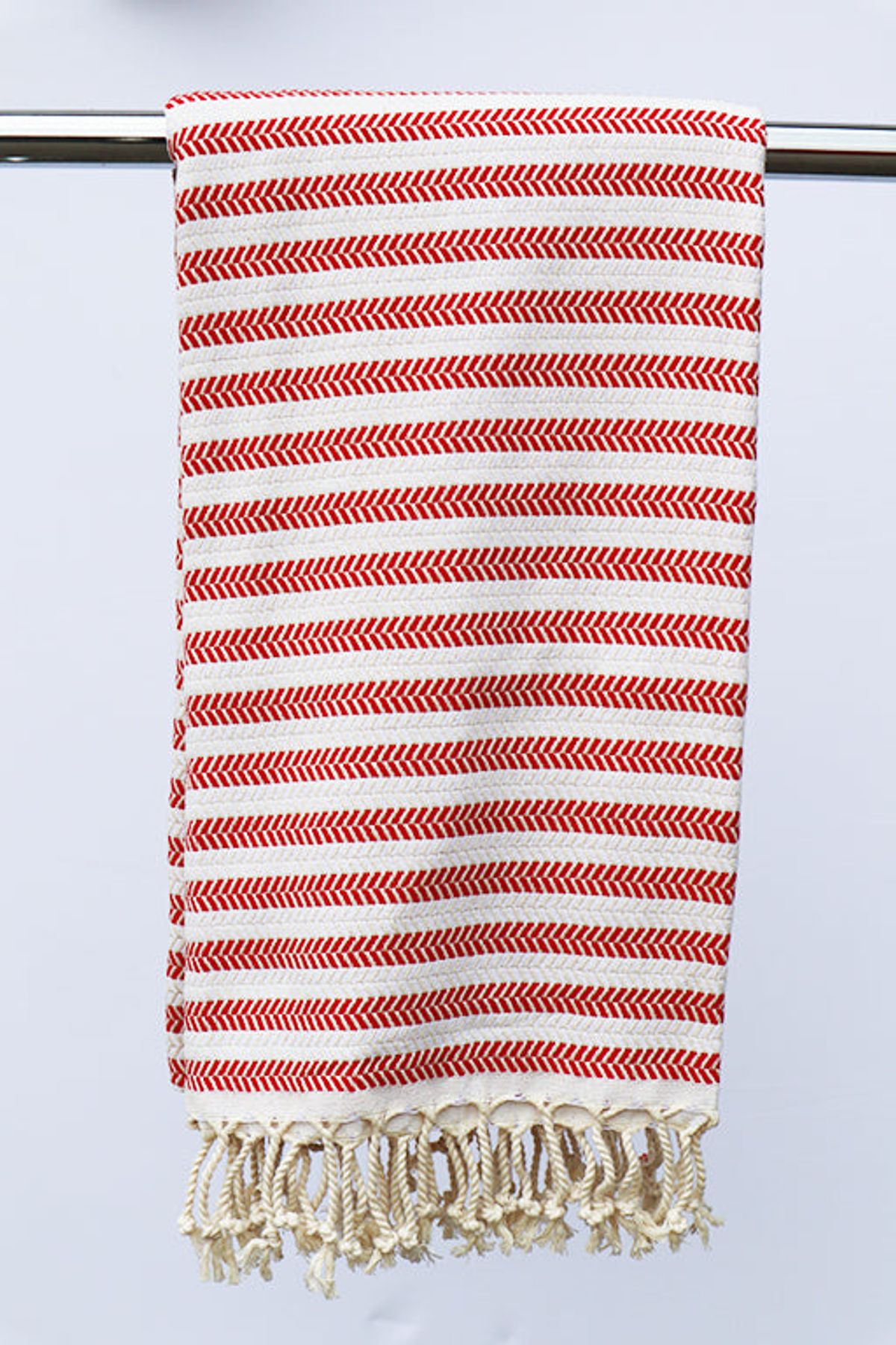 Hamam Single stripe rød