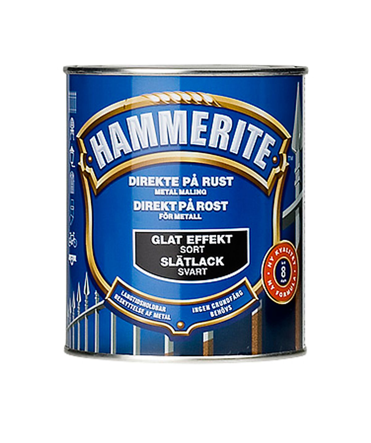 Hammerite glat sort Eksklusiv afgift. 750ml