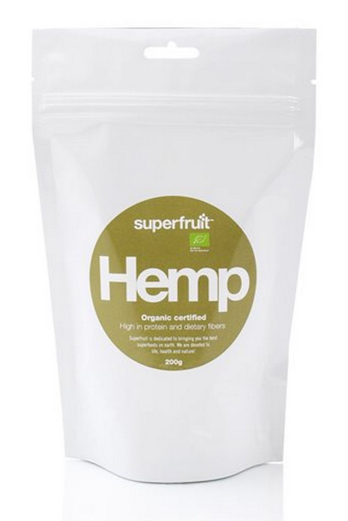 Hampe frø afskallede (hemp seed) Ø Superfruit, 200g.