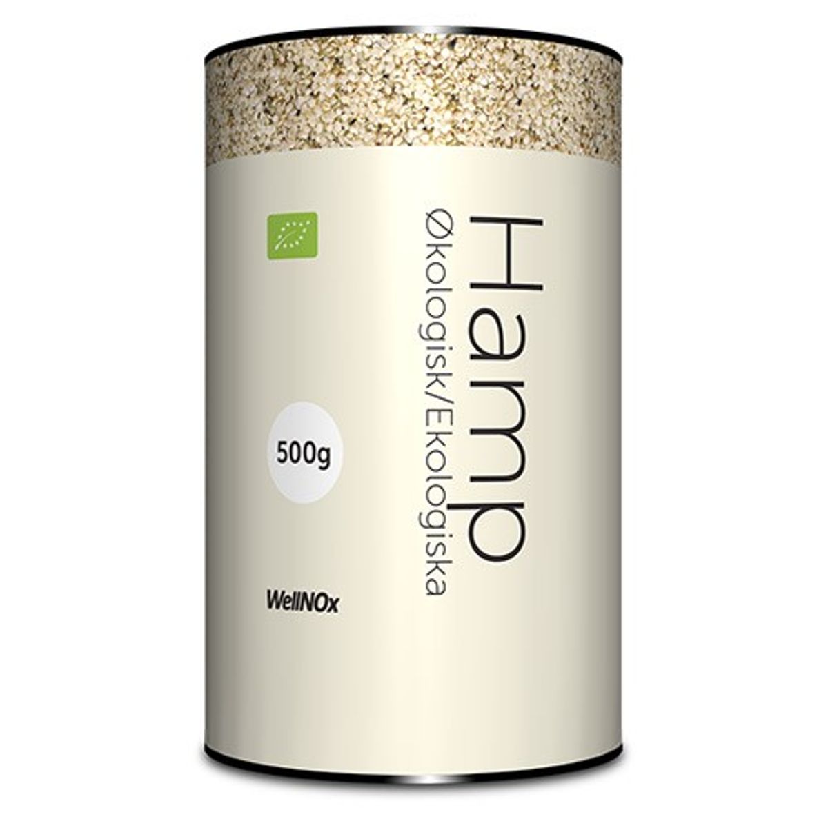 Hampefrø Økologisk - 500 gram - WellNox