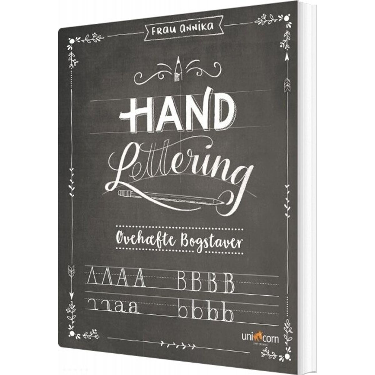 Hand Lettering øvehæfte Bogstaver - Frau Annika - Bog