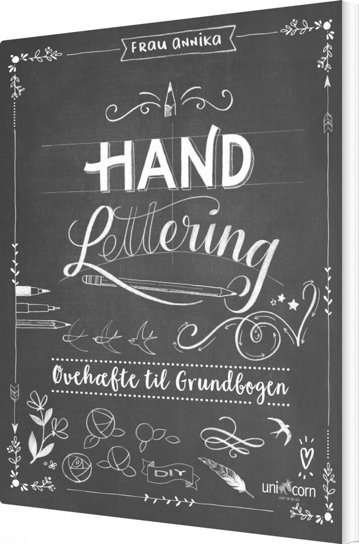 Hand Lettering øvehæftet Til Grundbogen - Frau Annika - Bog