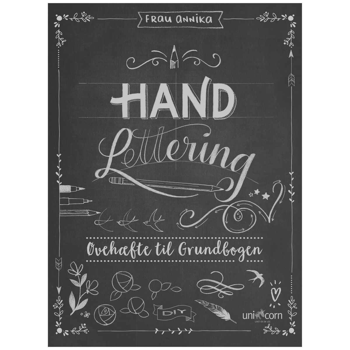 Hand Lettering Øvehæftet til Grundbogen (One size)