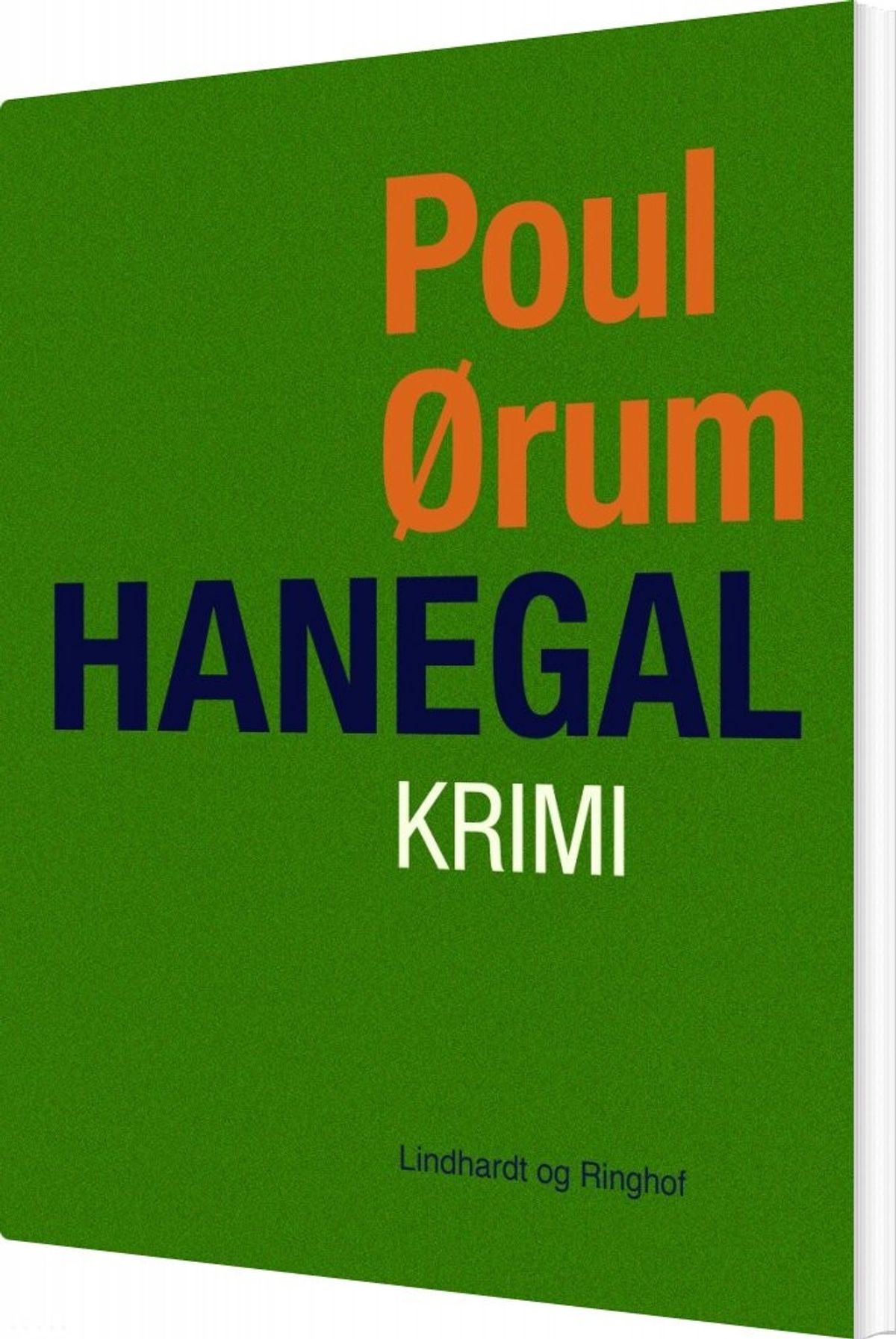 Hanegal - Poul ørum - Bog