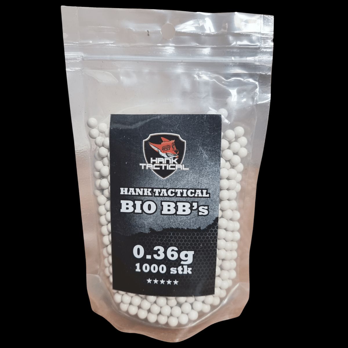 Hank Tactical BIO BB's 0,36g, 1000 stk