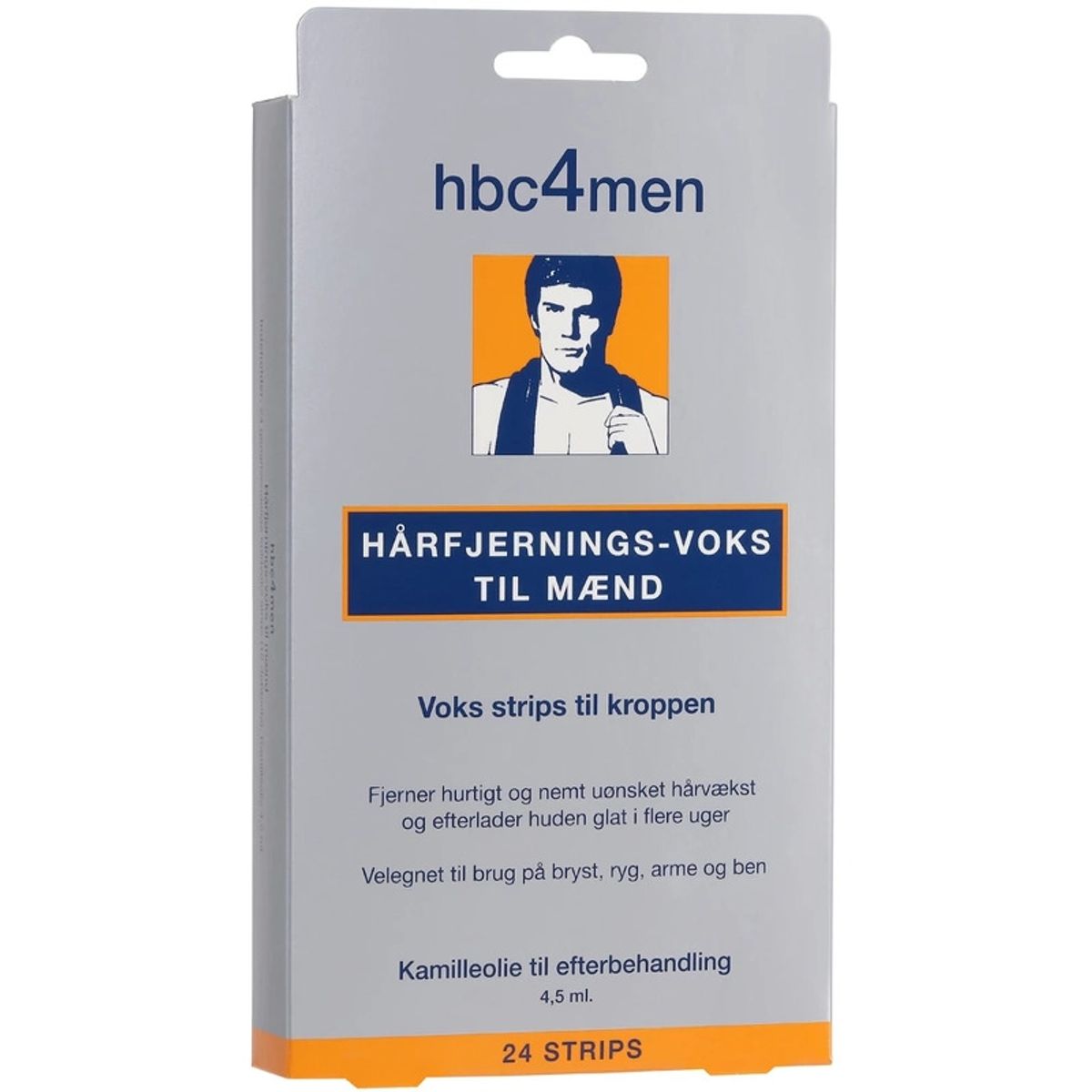 Hanne Bang Hbc4men Hair Removal Wax For Men 24 Strips