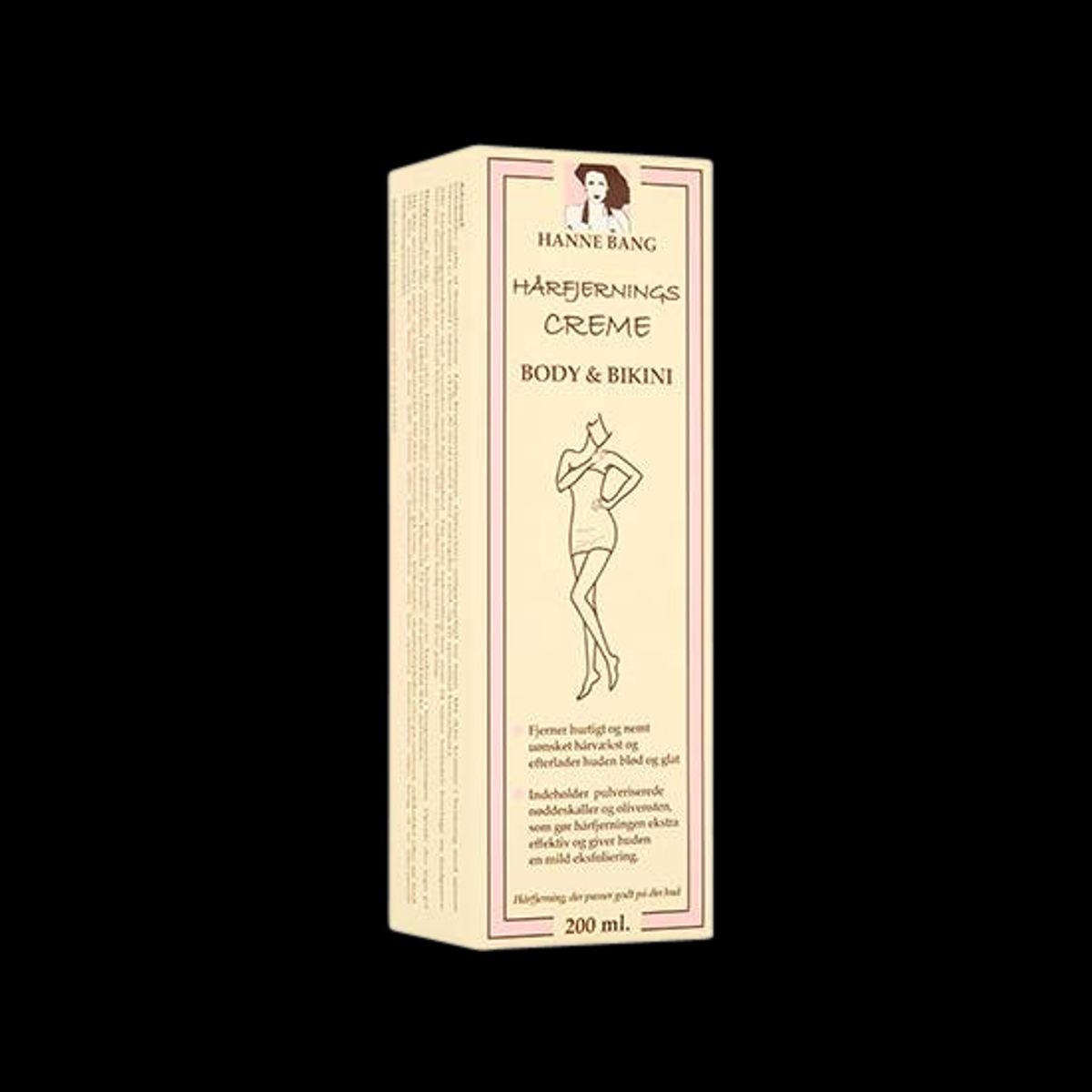 Hanne Bang Hårfjerningscreme Body & Bikini 200 ml.