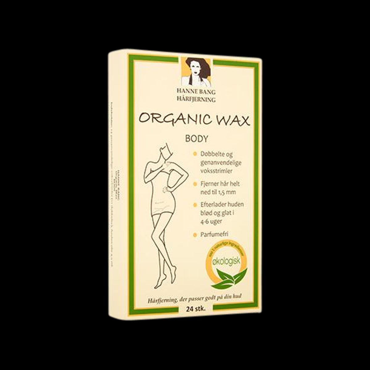 Hanne Bang Organic Wax Body Strips 24 stk.