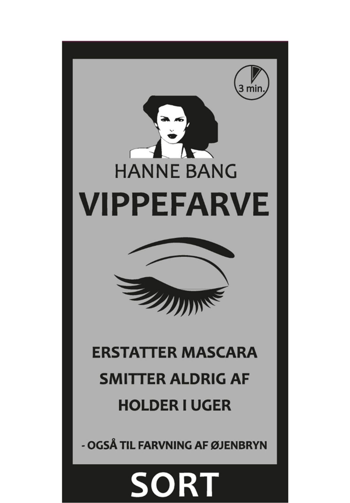 Hanne Bang Vippefarve sort