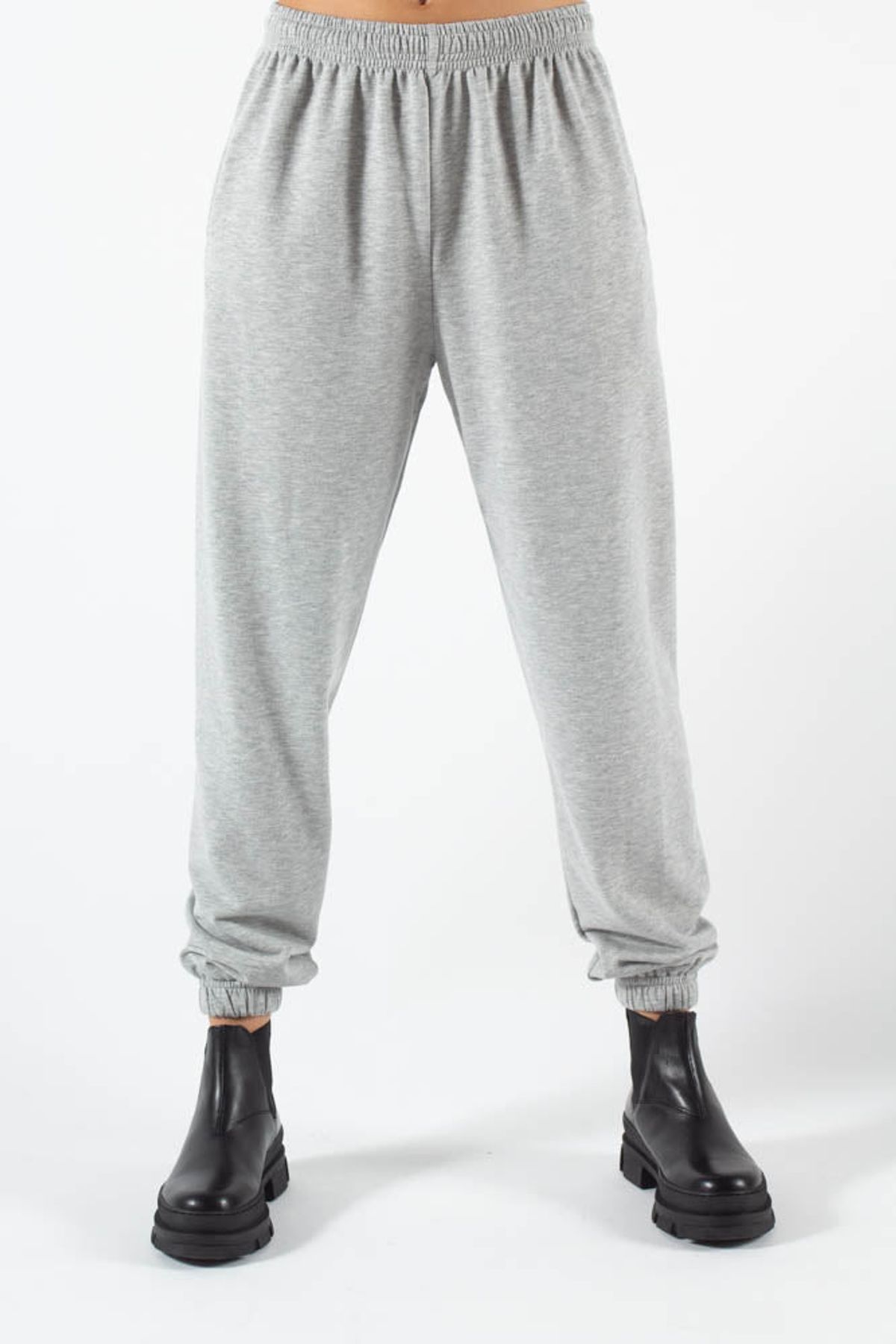 Hansen Pant - Grey melange - irréel - Grå L