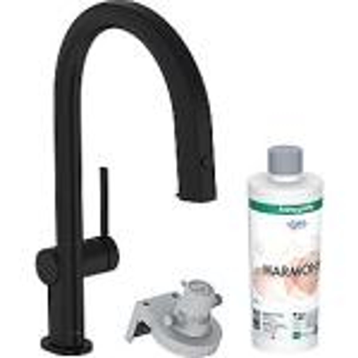 Hansgrohe aqittura m91 filtersystem 210, udtrækstud, 1jet, sbox, starter set, mat sort