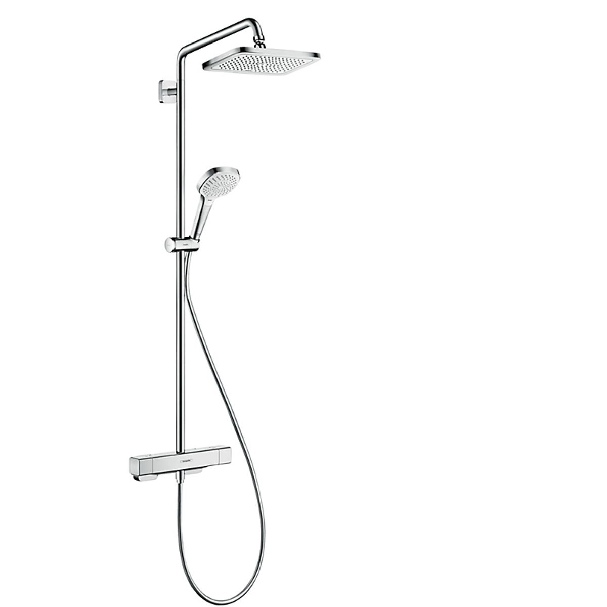 hansgrohe Croma E 280 1jet SHP hovedbruser,håndbruser,brusetermostat, bruserslange,glider