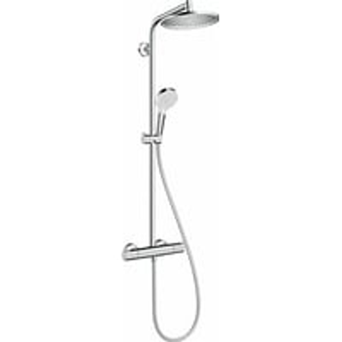 Hansgrohe Crometta S 240 1jet Showerpipe med termostat, krom