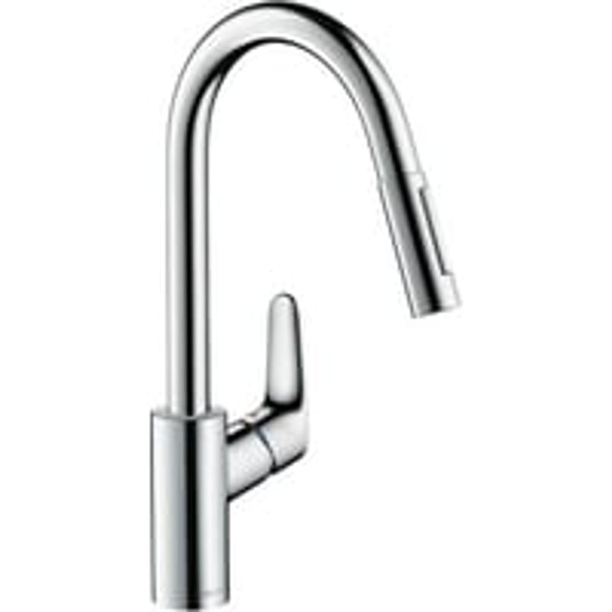 Hansgrohe Focus M41 kkkenarmatur, udtrk, C-tud, 1-grebs, krom