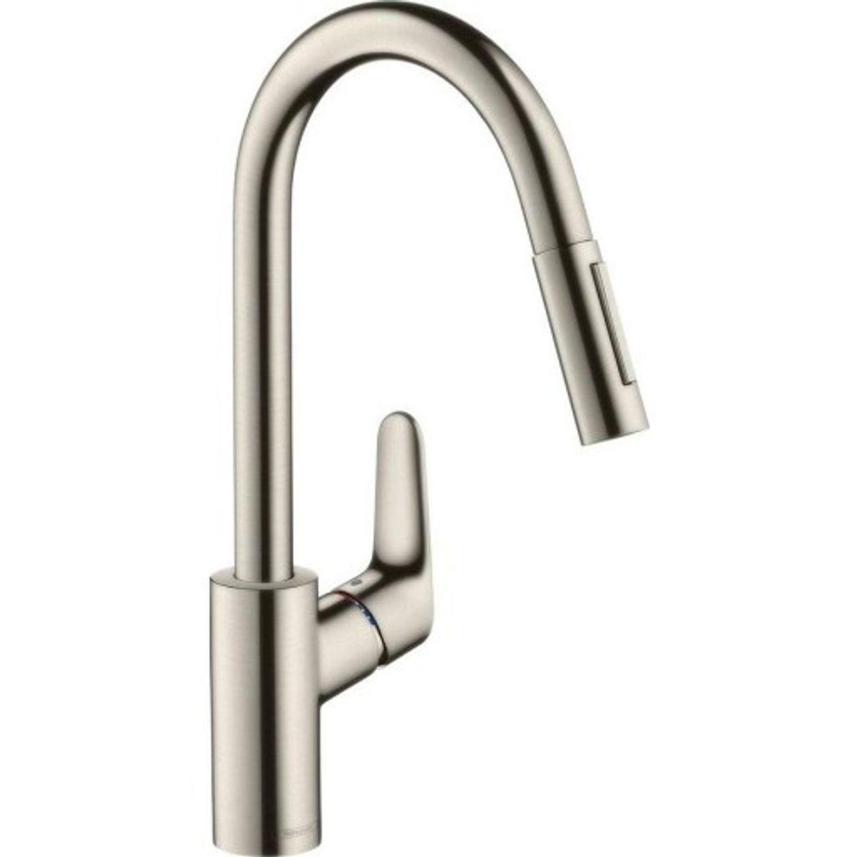 Hansgrohe Focus M41 køkkenarmatur, udtrækstud, stål