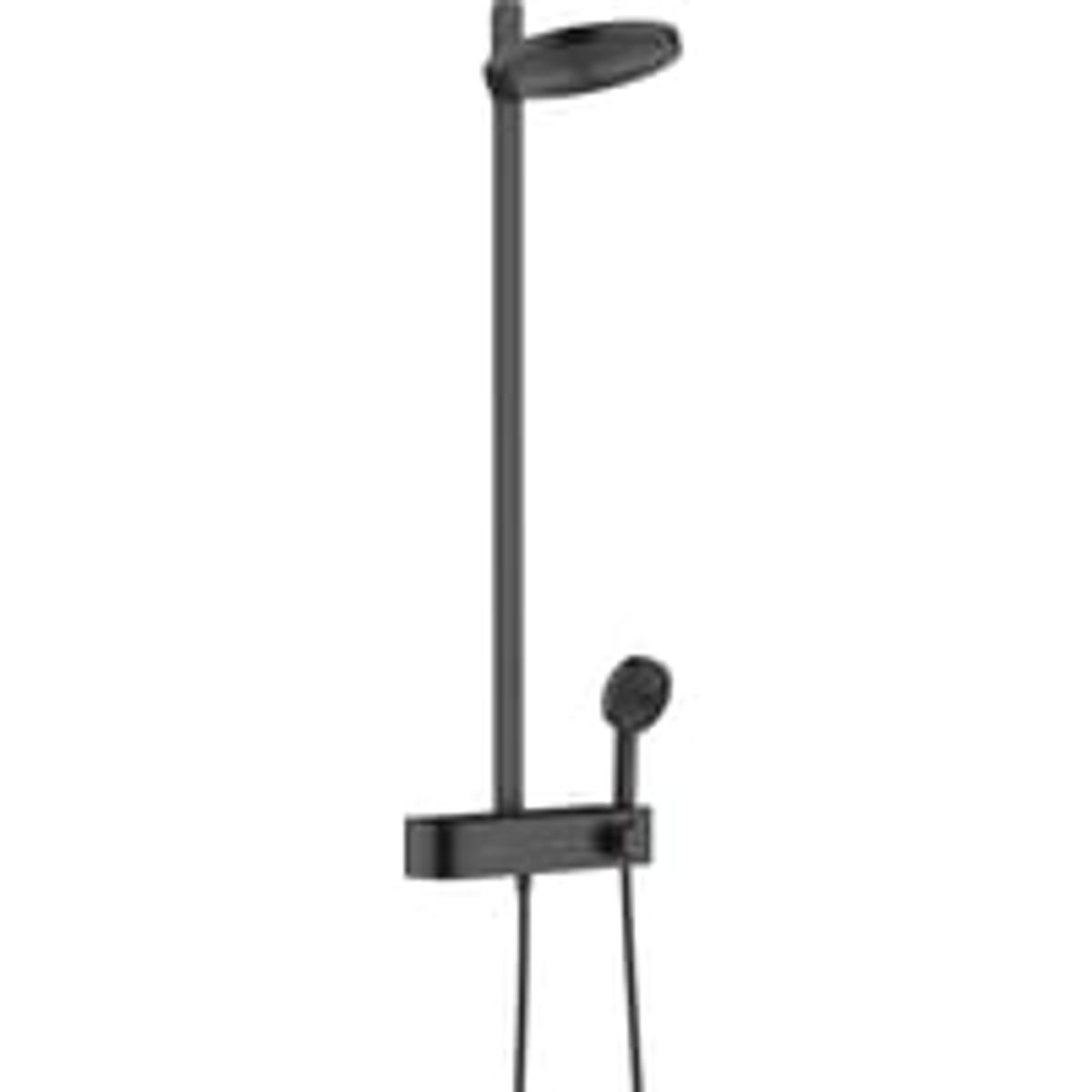 Hansgrohe Pulsify S Showerpipe 260 2jet med ShowerTablet Select 400, mat sort