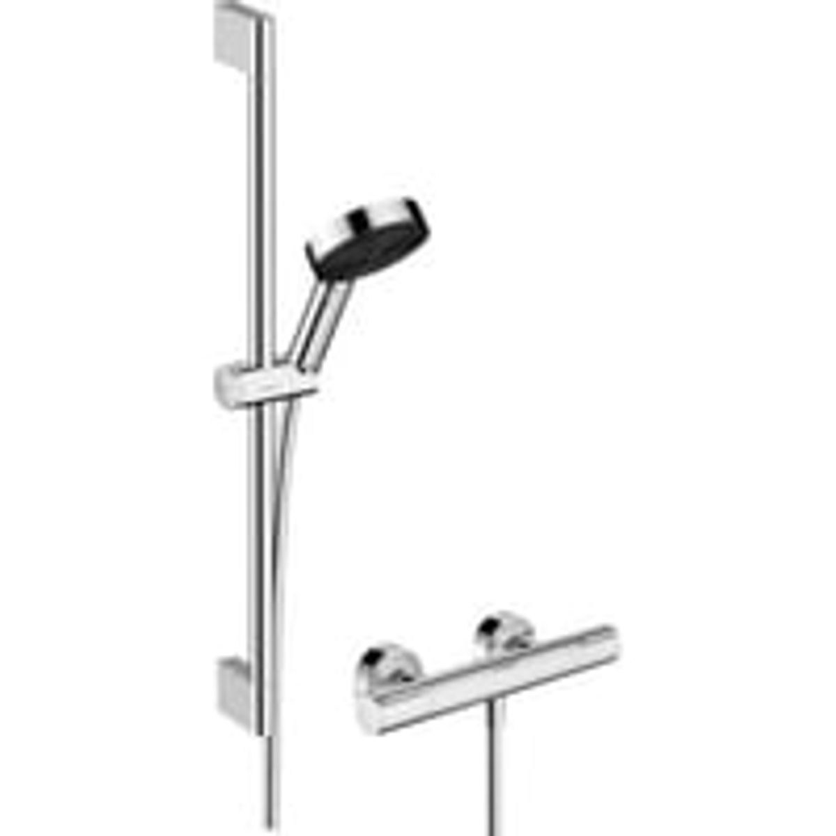 Hansgrohe Pulsify Select S brusestangsst inkl armatur, krom