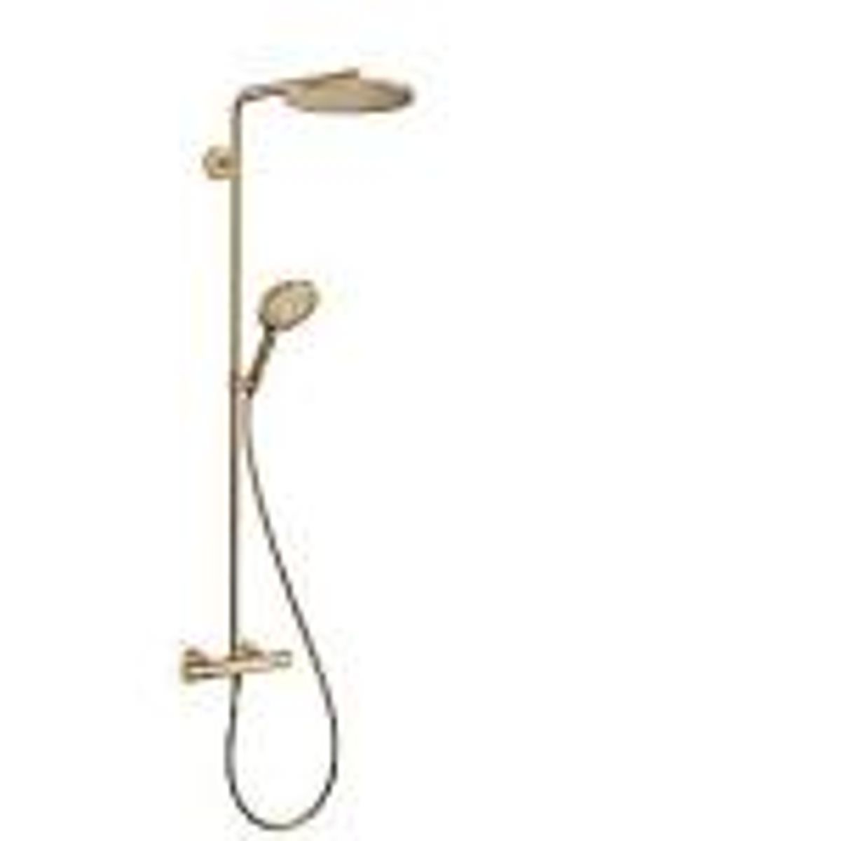 hansgrohe Raindance select S 240 PowderRain showerpipe 1jet, Børstet bronze