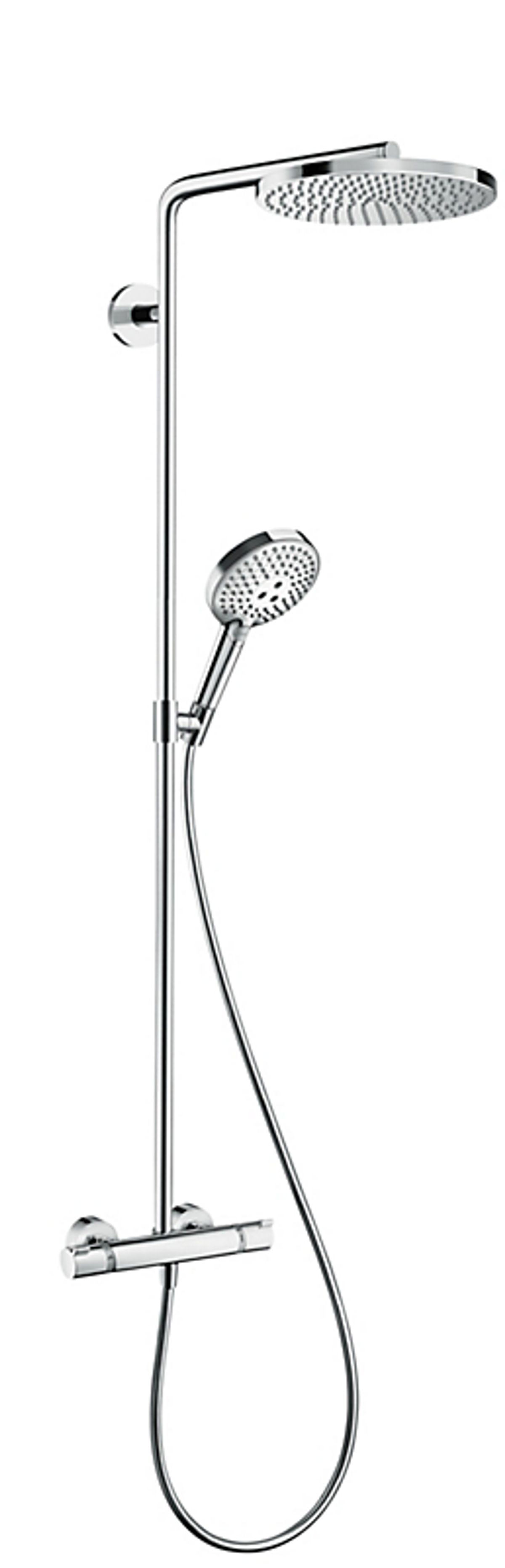 hansgrohe Raindance showerpipe Select S 240 1jet PowderRain. Krom