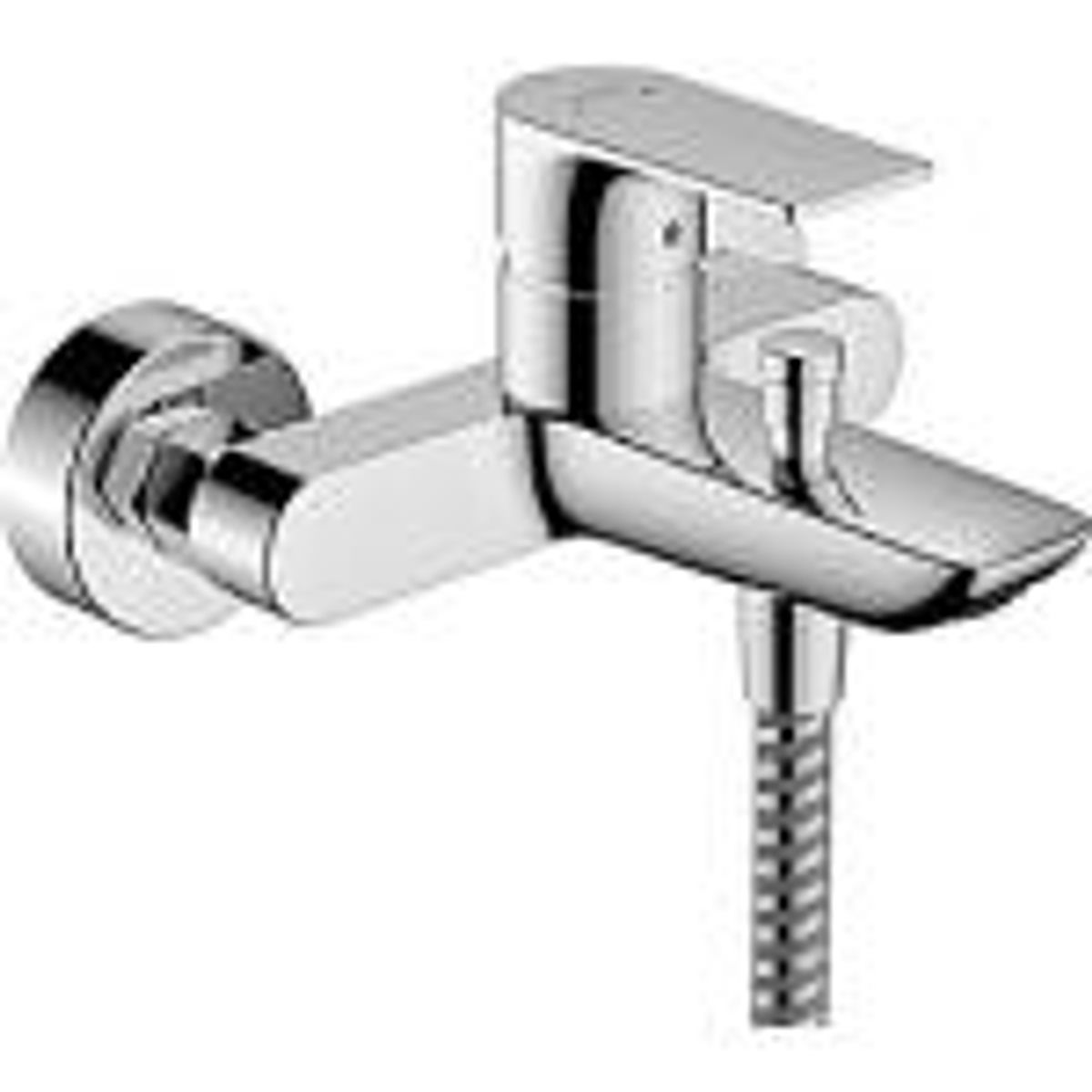 Hansgrohe rebris e 1-grebs kar-/brusearmatur, krom